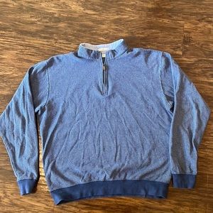 Peter Millar wolf tooth print 1/4 Zip